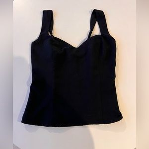 Abercrombie & Fitch Black Sweetheart Top